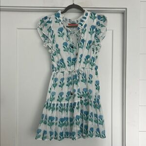 Oliphant Dress in Blue and White Floral